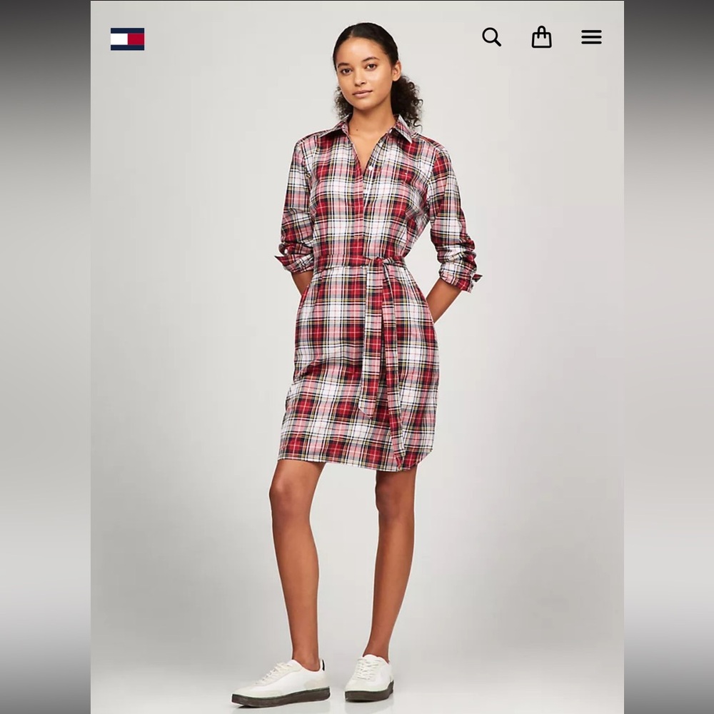 Tommy Hilfiger Plaid Dress LARGE